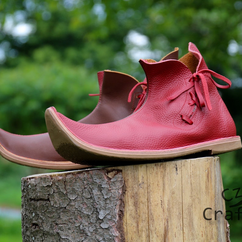 Medieval Soldier's Shoes 14th Century