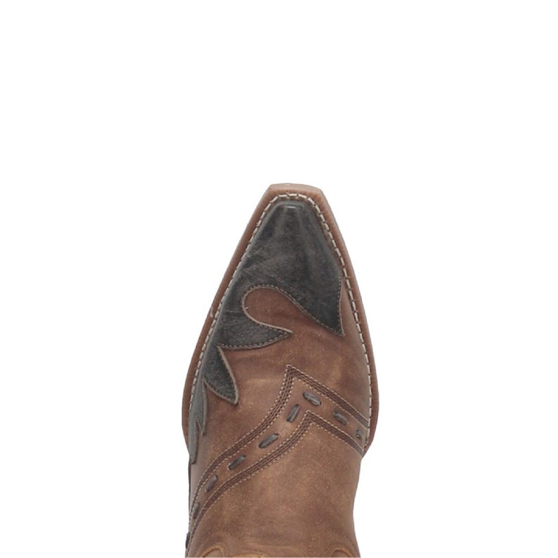 Laredo Mens Two Tone Snip Toe Tan Western Boot