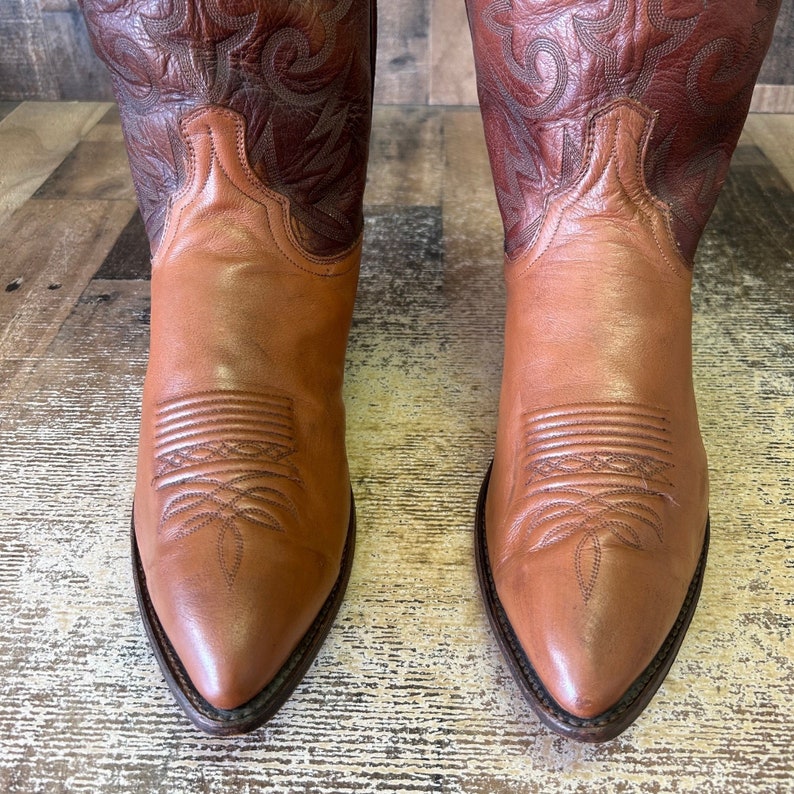 Dan Post 16782 Vtg Cowboy Boots Mens 12 EW