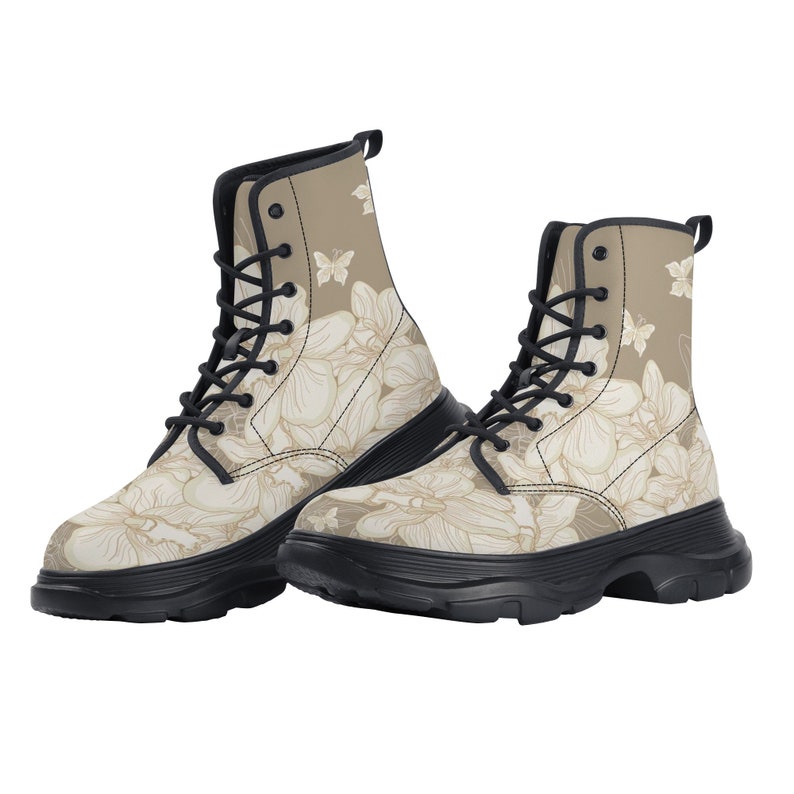 Womens Chunky Combat Boots