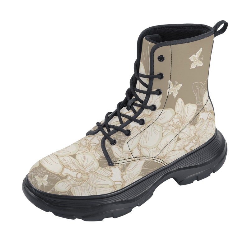 Womens Chunky Combat Boots