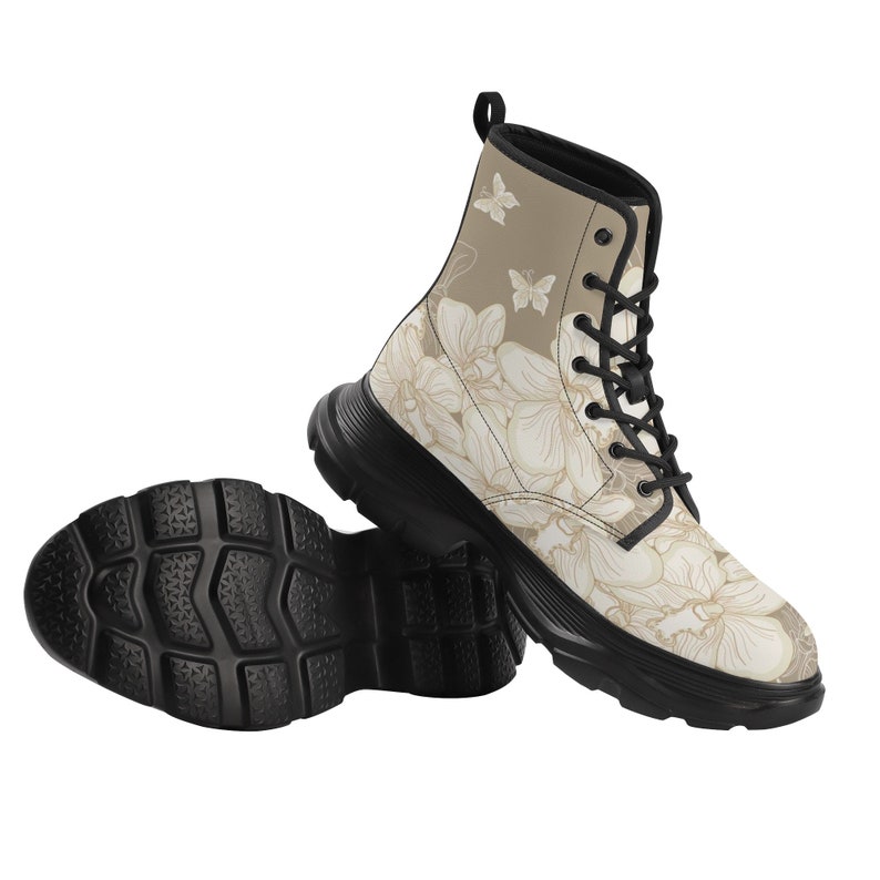 Womens Chunky Combat Boots