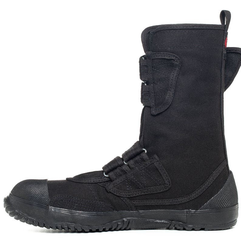 Japanese Unisex Vegan Saftey Boots SA-ME Black FUGU