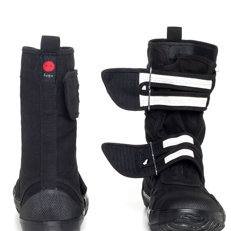 Japanese Unisex Vegan Saftey Boots SA-ME Black FUGU