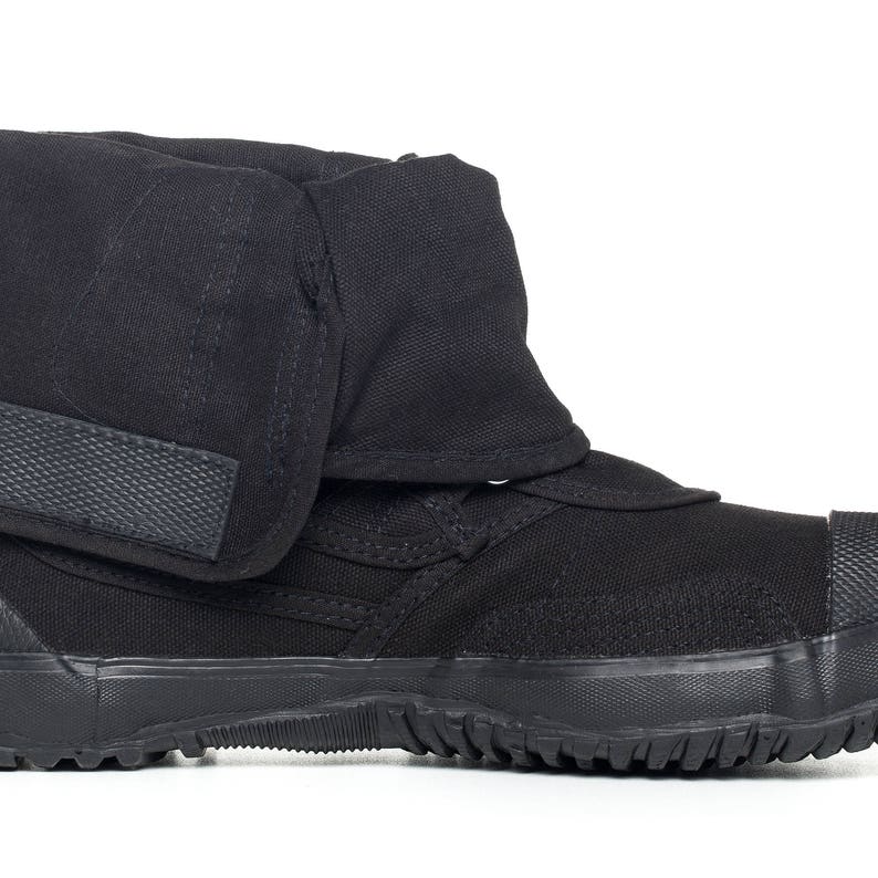 Japanese Unisex Vegan Saftey Boots SA-ME Black FUGU