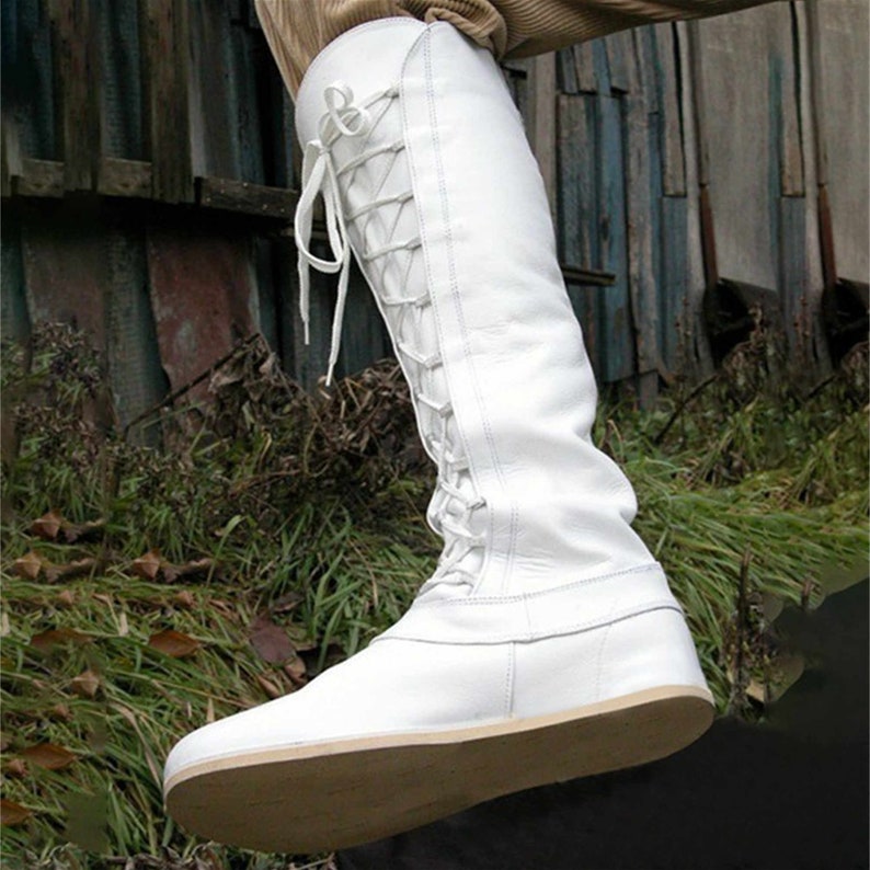 Medieval Renaissance Viking Boots Steampunk Vintage Pirate