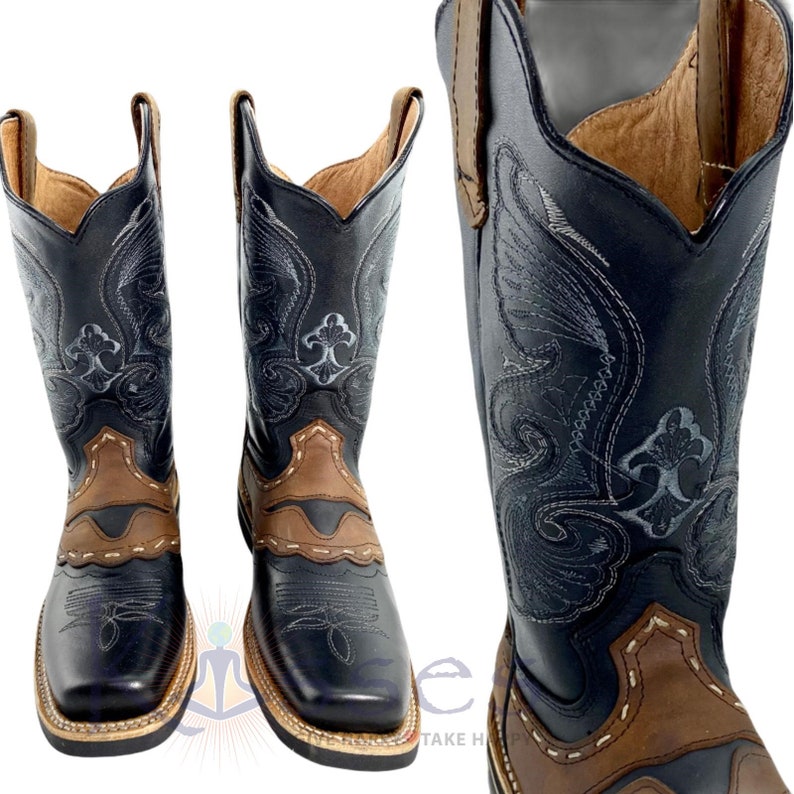 TJAYZ SALE NEW Handmade 100% Leather Cowboy Rodeo Boots