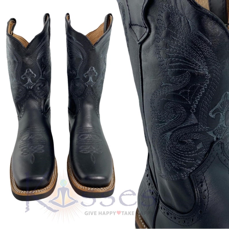 TJAYZ SALE NEW Handmade 100% Leather Cowboy Rodeo Boots