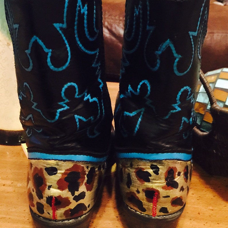 Custom Painted Cowboy Boots