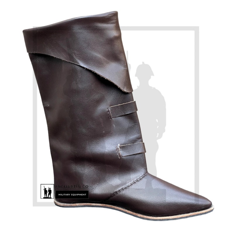 Handmade Medieval Boots Late Middle Ages Shoes Gauntlet
