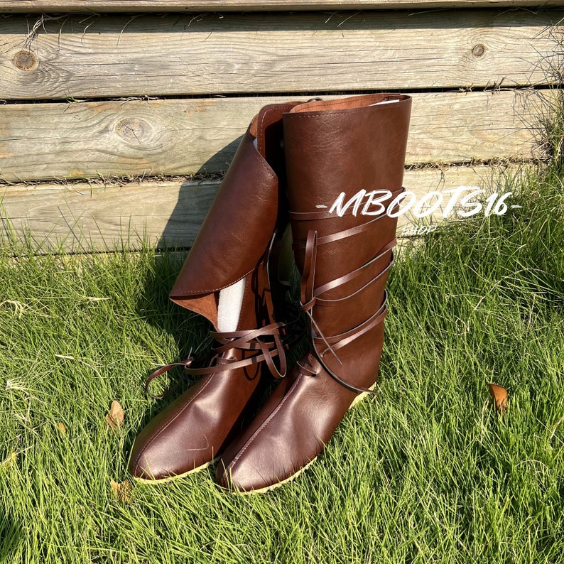 Medieval Renaissance Viking Boots Viking Boots Cosplay