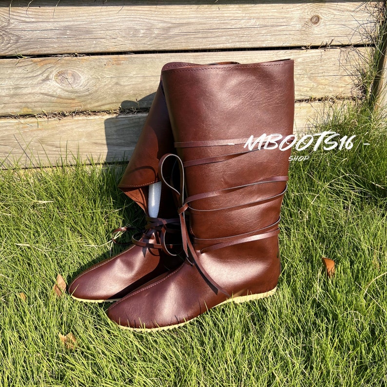 Medieval Renaissance Viking Boots Viking Boots Cosplay