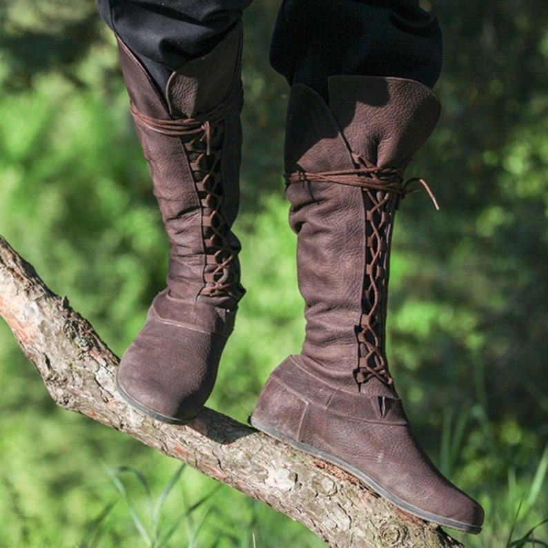 Medieval Renaissance Viking Boots Steam Punk Vintage Pirate