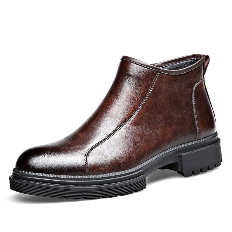 Leather Boots Men's Ankle Boots Mens Dress Boots