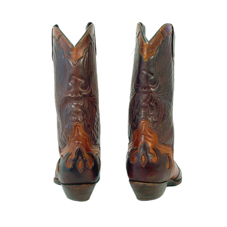 ADAMS BOOT CO. Vintage Cowboy Boots 118005 Men's 10 Made