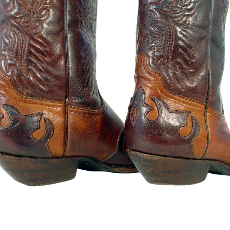 ADAMS BOOT CO. Vintage Cowboy Boots 118005 Men's 10 Made