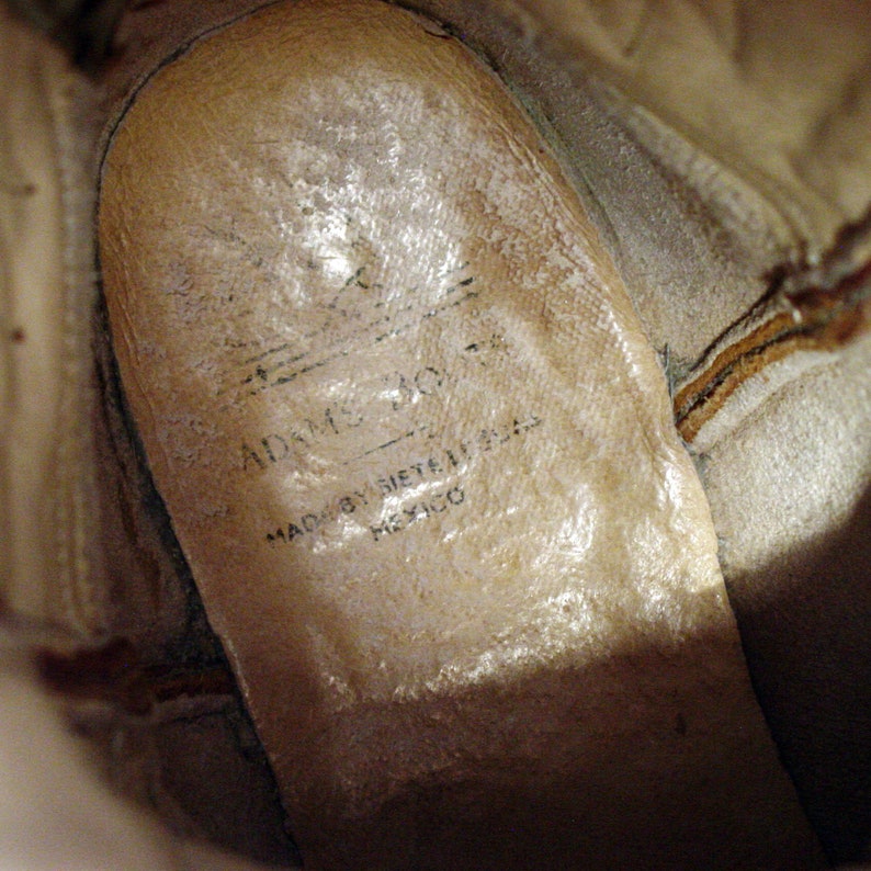 ADAMS BOOT CO. Vintage Cowboy Boots 118005 Men's 10 Made