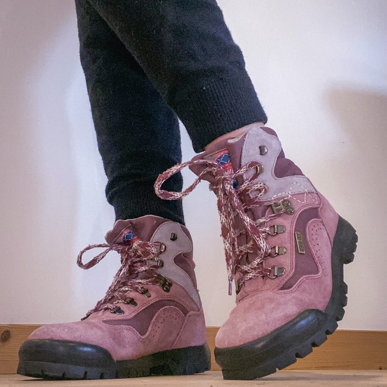 Vintage Hiking Boots Size 38 / W5 UK