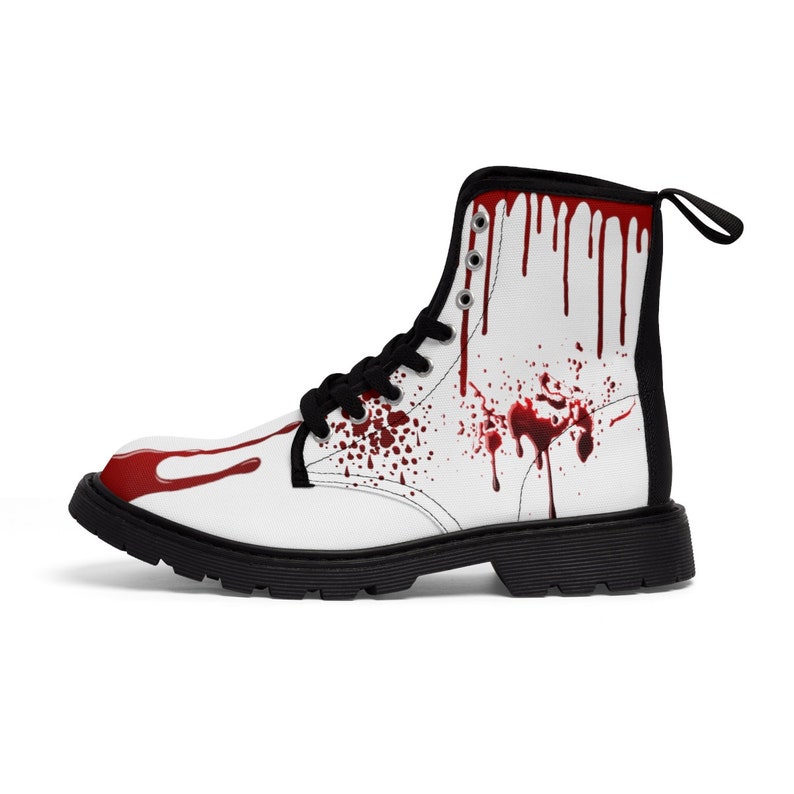 Punk Rocker Gothic Metal Spooky Men's Canvas Boots