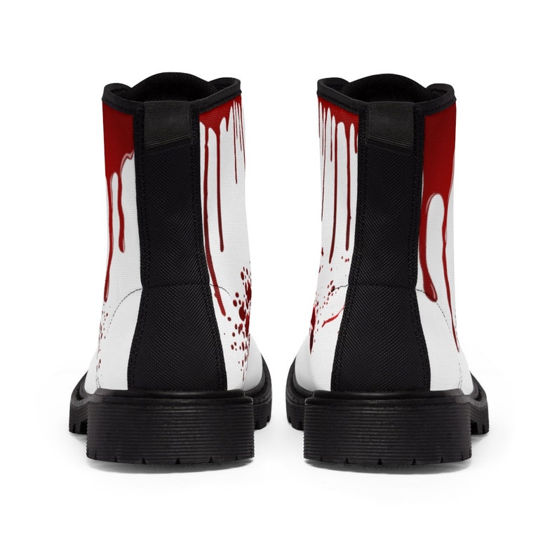 Punk Rocker Gothic Metal Spooky Men's Canvas Boots