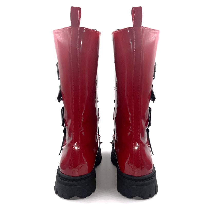 Draculala 2.0 Gothic Boots Handmade High Boots Belted