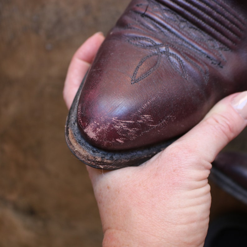 12 D Men's Cowboy Boots / Dan Post Dark Brown Western