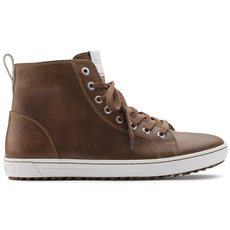 Brand New Birkenstock Natural Leather Birko-felt High-top