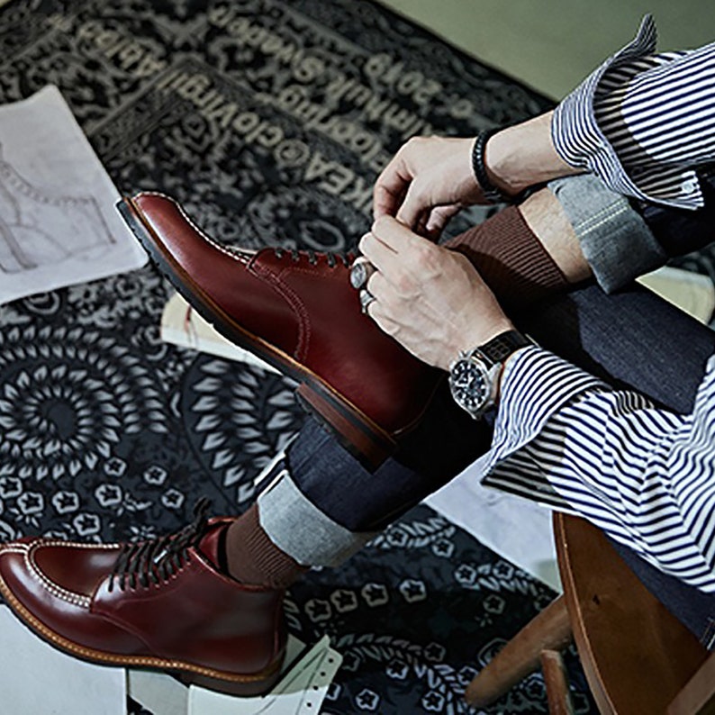 Handmade Boots Men's Leather Boots Handcrafted Leather