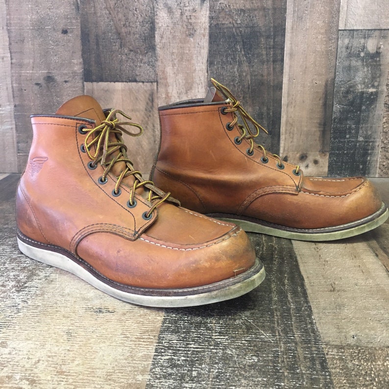 Red Wing 10875 Moc Toe Work Boots Mens 12 D