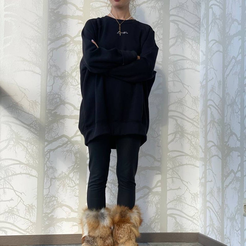 Fox Fur Boots Men Women Real Fur Home Booties Furry House