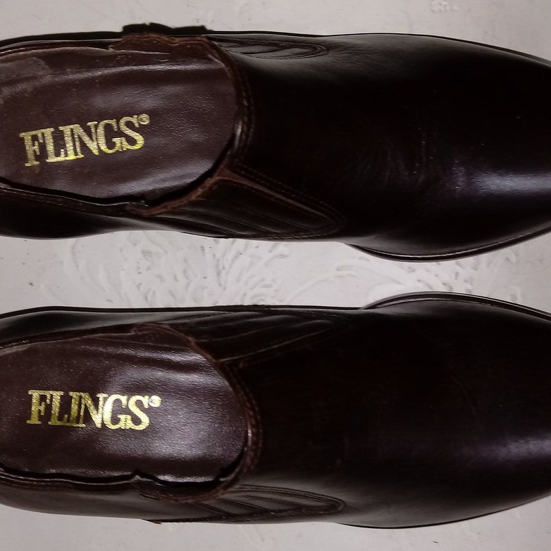New W/OUT Tags Size:7m FLINGS? Women's Leather Ankle