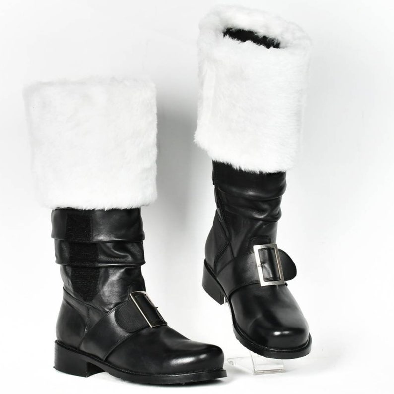 Handmade Santa Claus Bootnubuck Leather Bootssanta