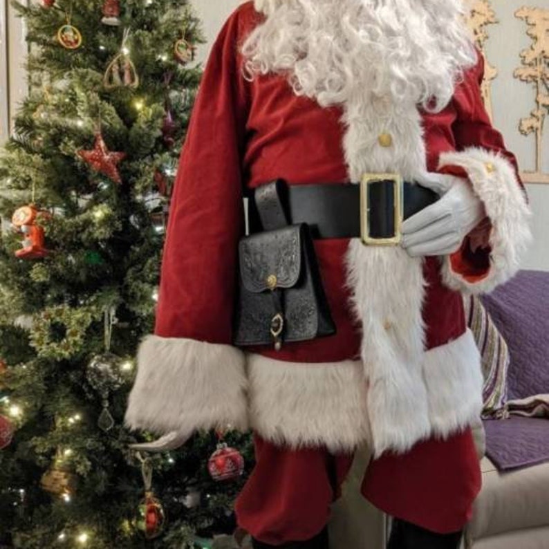 Handmade Santa Claus Bootnubuck Leather Bootssanta
