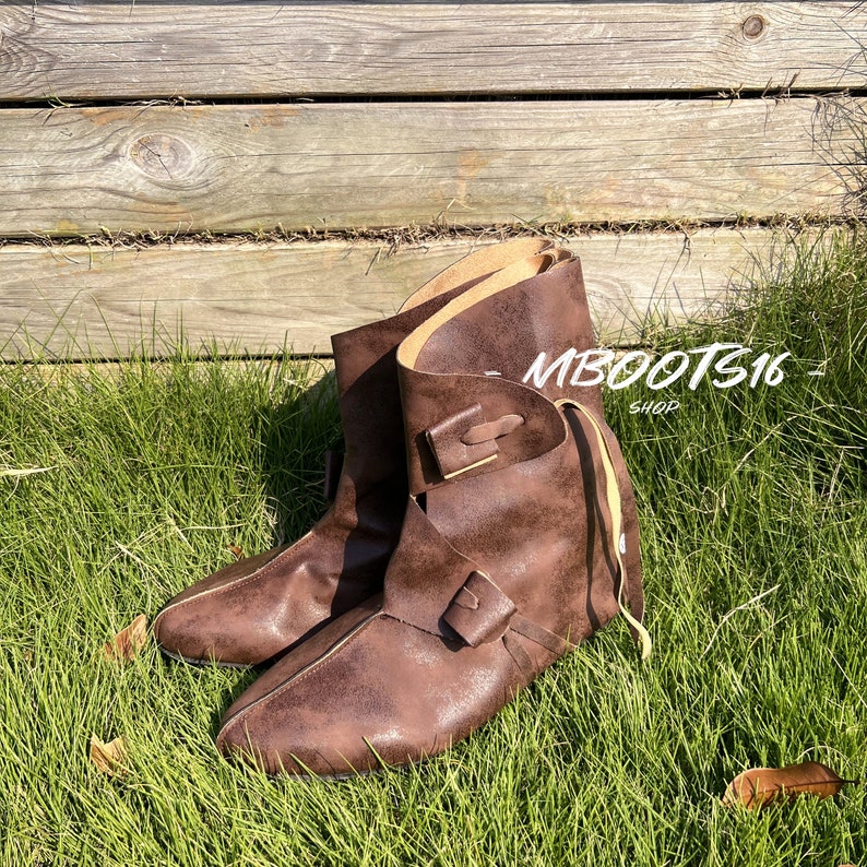 Medieval Renaissance Viking Boots Ren Faire Boots Handmade