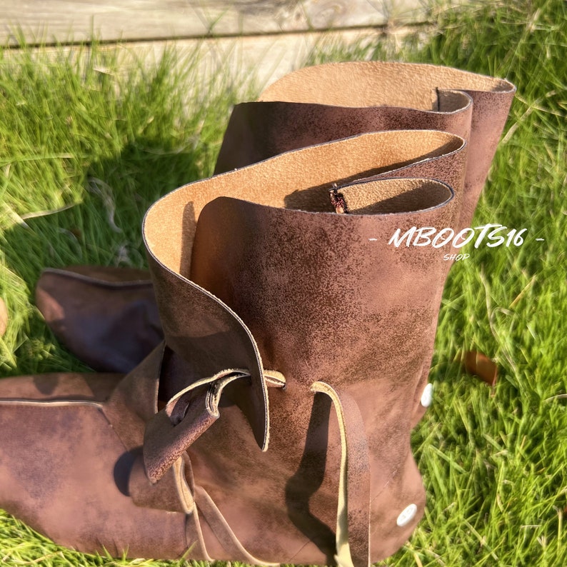 Medieval Renaissance Viking Boots Ren Faire Boots Handmade