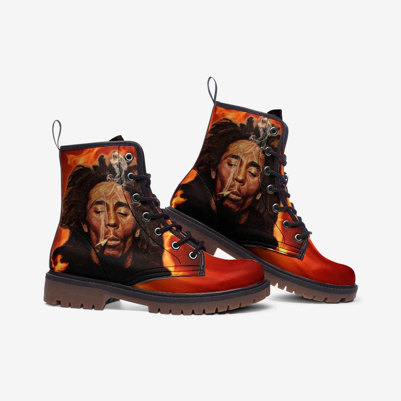 Smoking Hot Bob Marley Vegan Faux Leather Lightweight Unisex