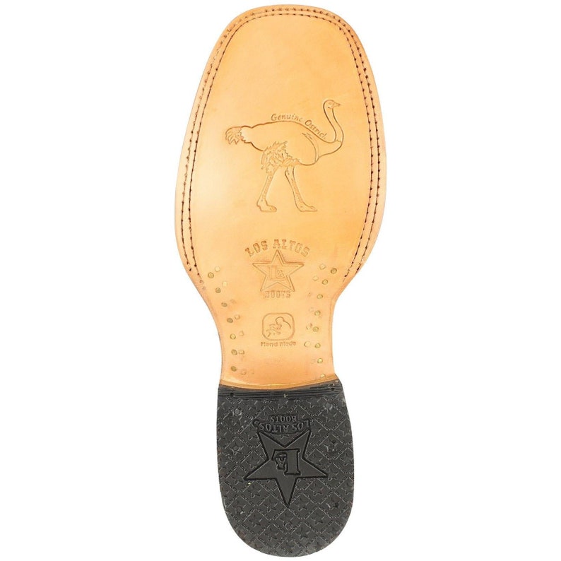 Los Altos Boots Mens 8279712 Wide Square Toe Genuine Smooth