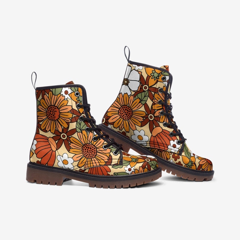 Retro Boots Combat Boots Witchy Boots Handcrafted Boots