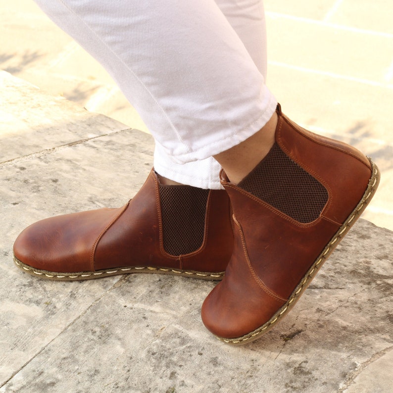 CHELSEA Barefoot Boots Zero Drop Handmade FOR WOMEN New