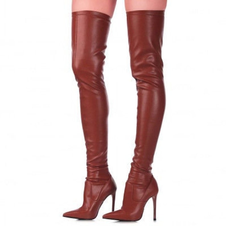 Pointed Toe High Stiletto Heel Women's Over-the-knee