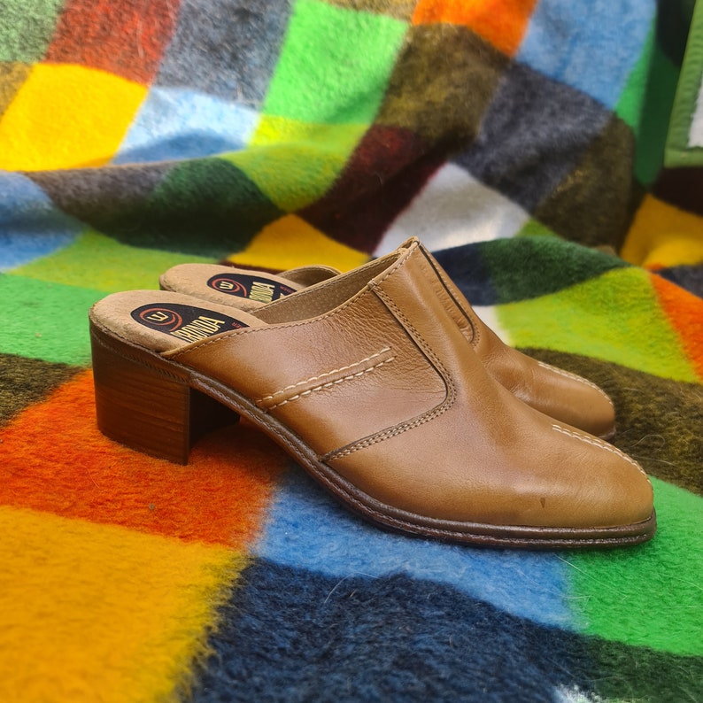 Mens Vintage Deadstock Sandal Boots 1970s Bell Bottoms Flares