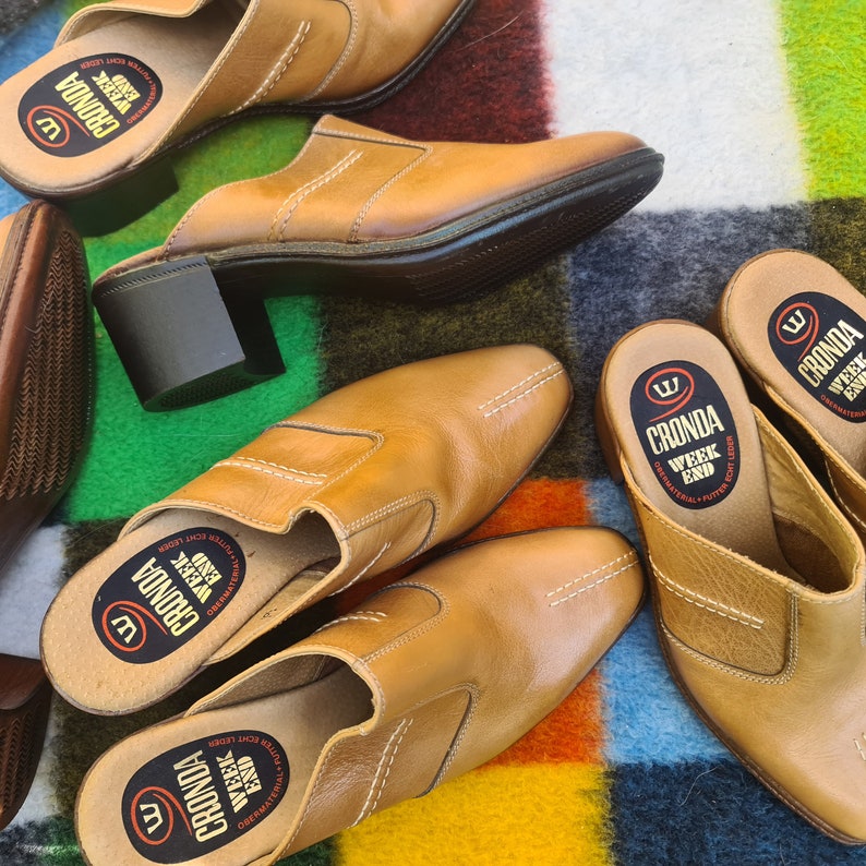 Mens Vintage Deadstock Sandal Boots 1970s Bell Bottoms Flares