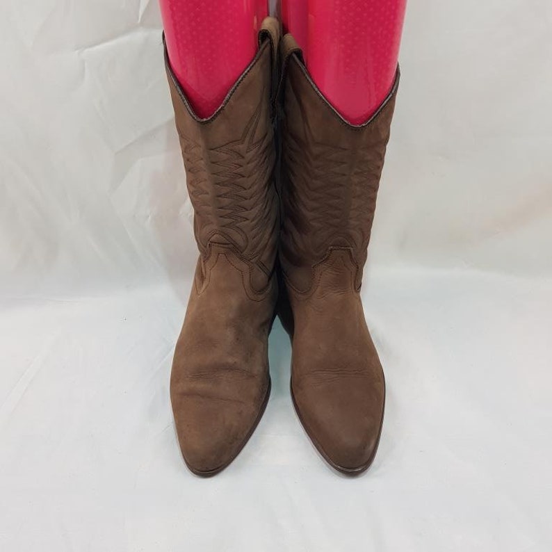 Cowboy Boots Women 90s Festival Boots Vintage Cowboy Leather