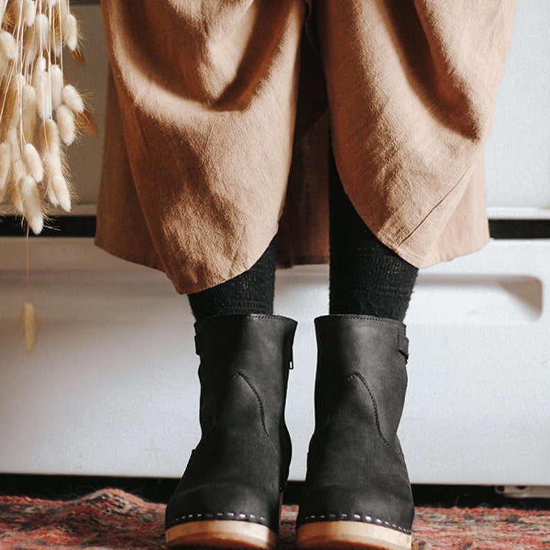 Swedish Wooden Boots for Women / Sandgrens Clogs / New York
