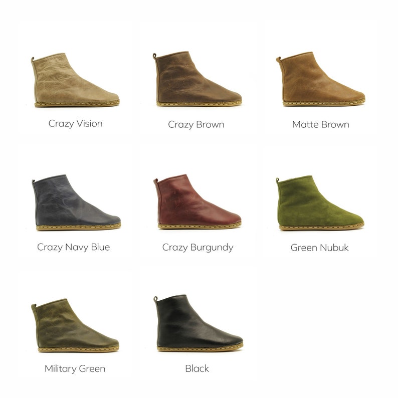Shearling Ankle Barefoot Women Boots Crazy Vision Zero