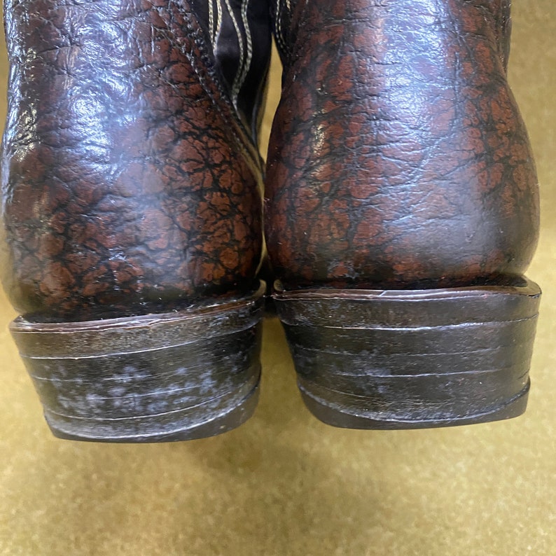 Tony Lama Cowboy Western Ranch Stitching Style 6180 Black