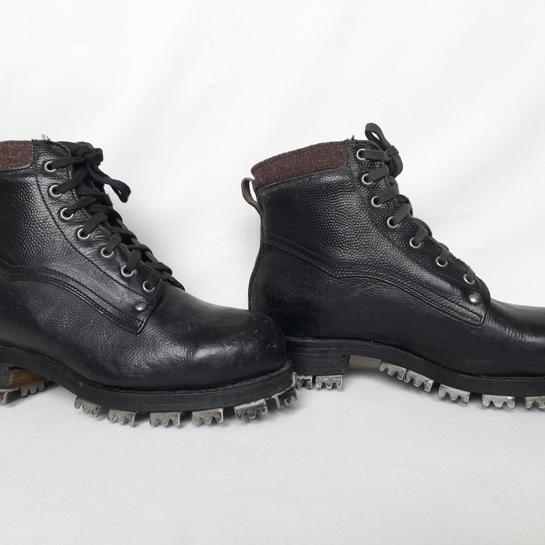 Vintage USSR Tricouni Climbing Boots tricouni Nails Leather