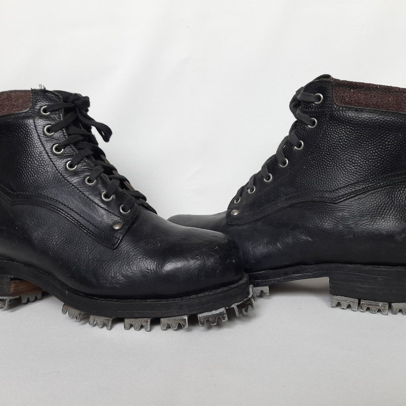 Vintage USSR Tricouni Climbing Boots tricouni Nails Leather