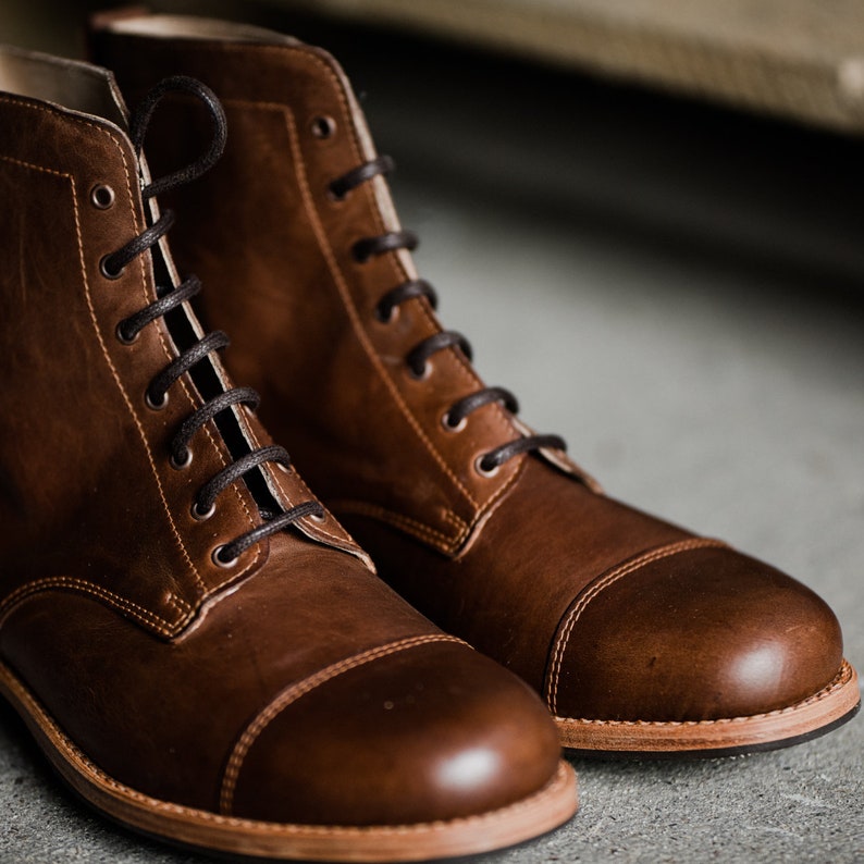 Man Boots 100% Leather Handmade Casual Elegant Boots & Shoes