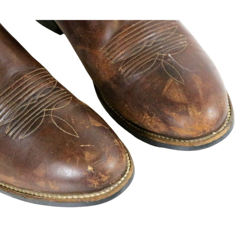 Ariat Cowboy Boots Mens 9.5 Country Western Wear Shoes Two